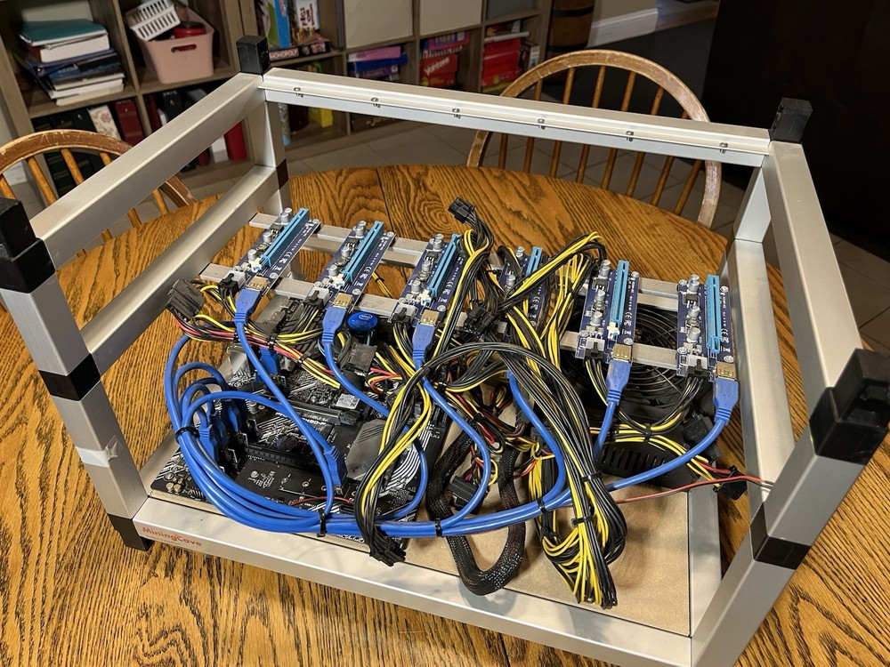 Mining Cave Custom Crypto Mining Rig Kit 6+1 GPU