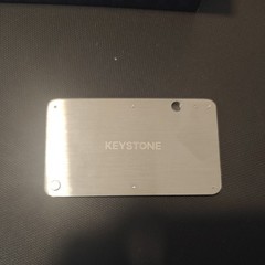 Crypto Keystone Seed Storage Durable Metal Wallet *only wallet* No words!