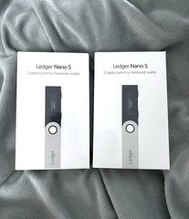 Ledger Nano S Cryptocurrency Hardware Wallet TWO PACK NEW