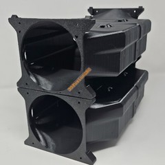 IceRiver KS0 Pro Forced Air Shroud Stackable Space Saving Design | 3D Printed