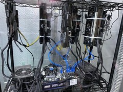 GPU  mining rig with GPU  — 5 X 3080 RTX + 2x 3090