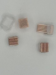 IceRiver KS0 Pro or Ultra mosfet Copper Heatsink 4pc 6.5×6.5x12mm + Thermal Glue