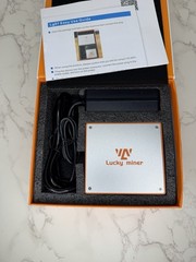 Lucky Miner LG07 Dogecoin Doge Miner 11MH/S WIFI Solo Mining Lotto Device PSU