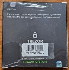 SatoshiLabs Trezor The Original Hardware Wallet Black New Sealed SHIPSFREE