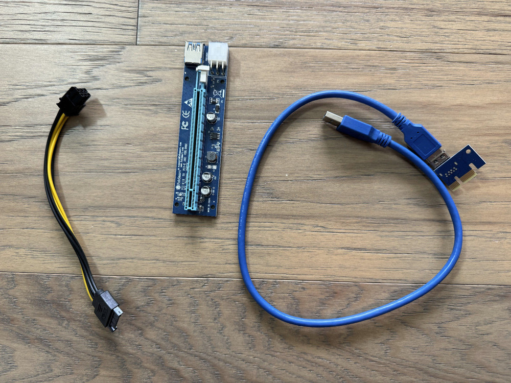 FebSmart PCIe Riser for Crypto Mining Rigs GPU PCIe 16x to PCIe 1x For Parts