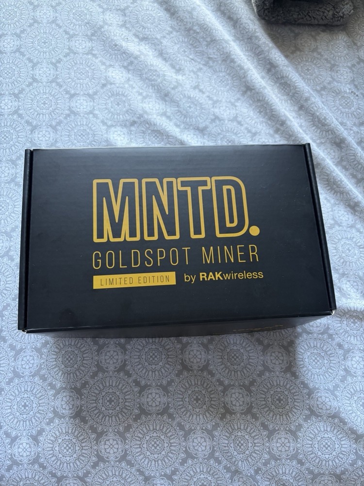 MNTD Goldspot Helium Miner by RAKwireless – NEW / Unused – Original Box