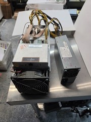 Antminer S9 — 2 Working Hash Boards — ~9.9 TH/s — Includes APW3++ PSU & pwr cord