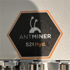 Antminer S21 Hyd. Virtual Currency Miner ASIC SHA-256 for Bitcoin
