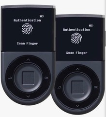 Biometric Cold Wallet for Crypto with Fingerprint Authentication Double unit