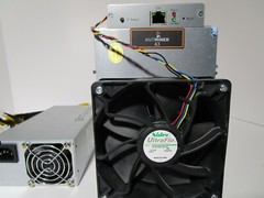 Bitmain Antminer A3 815GH/s Miner ASIC w/ Bitmain APW3++ Power Supply — Tested