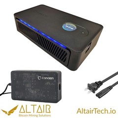 Canaan Avalon Nano 3S 6TH/s BTC Miner Black (with PSU) — USA Stock — Refurbished