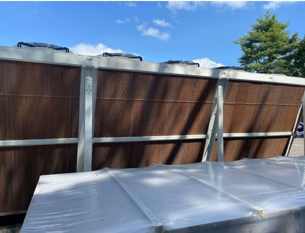 Güntner hydroBLU Adiabatic Fluid Cooler – 12 EC Fans – Data Center/Crypto Mining