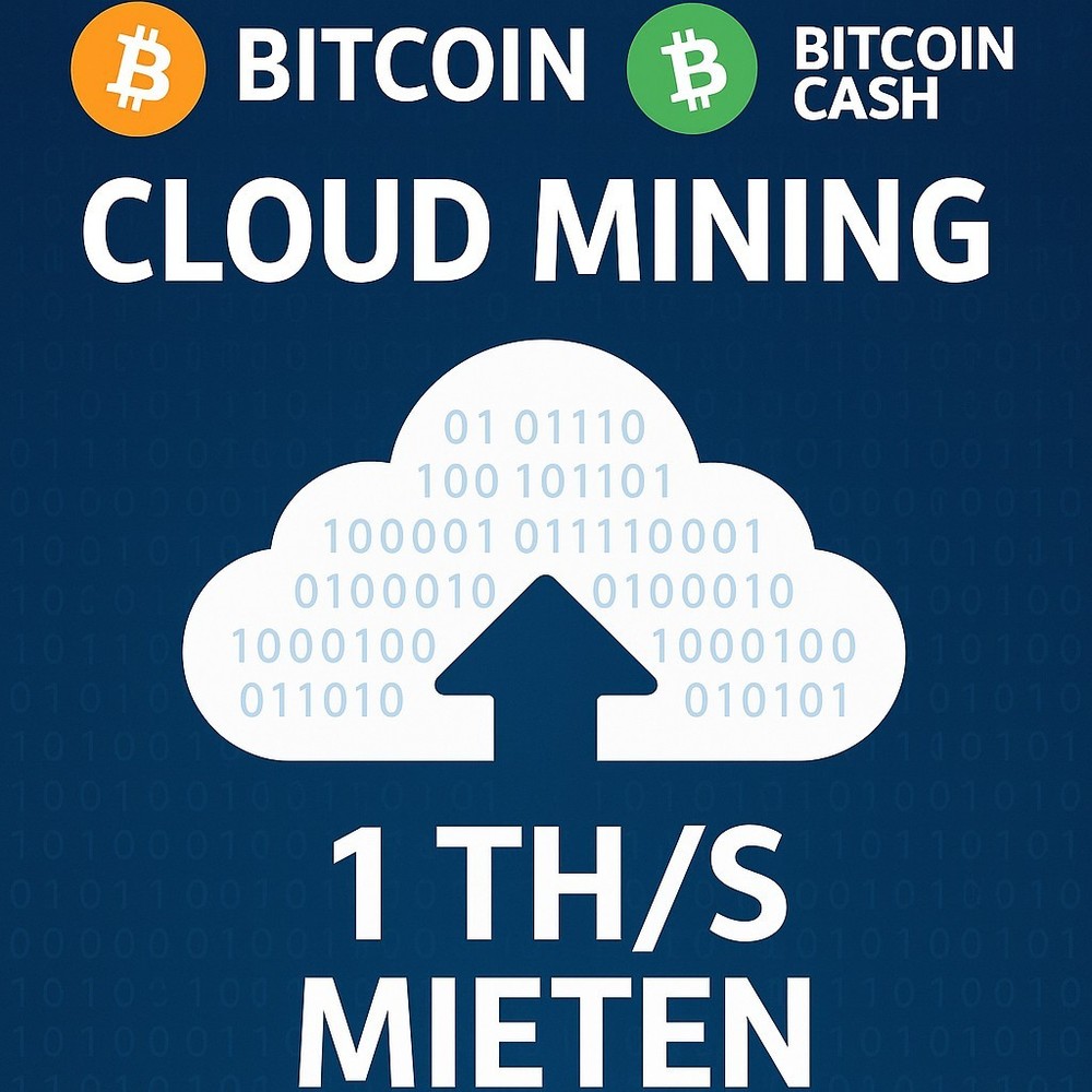 Bitcoin / Bitcoin Cash Mining — 1 TH/s for 7 Day Rentals (Cloud Hashpower)