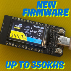 Bitcoin NerdMiner V2 BTC Nerd Miner With Screen 350KH/s NEW Firmware