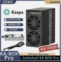 Goldshell KA-BOX Pro Kaspa ASIC Miner kHeavyHash 1.6TH/s 600W