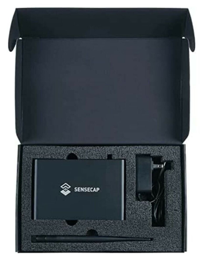 SenseCAP M1 HNT Indoor Helium Miner Hotspot — M1 4915B- In Hand Description