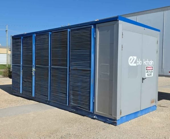 EZ Blockchain 1.3MW 20ft Mobile Mining Container – Ready for Deployment