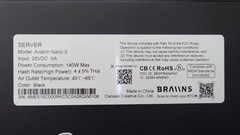 Canaan Avalon Nano 3 ASIC Bitcoin Miner with PSU
