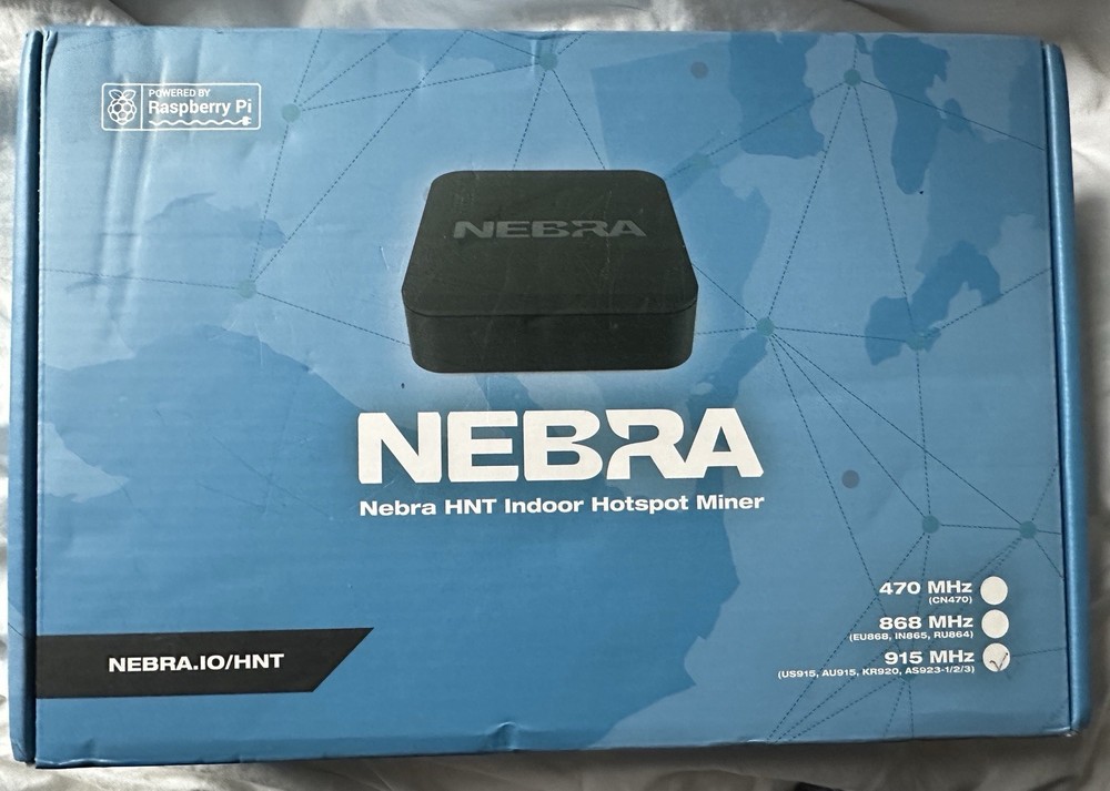 Sealed never opened—Nebra HNT Indoor Hotspot Miner 915MHz