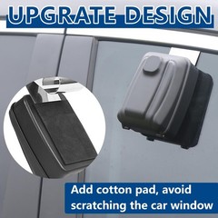 Piclafe Car Window Lock Box for Turo, Light Grey with Keypad