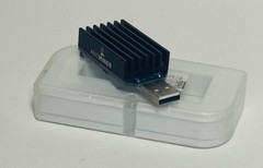 Antminer Bitman USB V1.2 Cryptocurrency Miner (Black) — w/Case — (as/is)