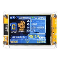 SOLO Lottery Miner 1060KH/s Hashrate ESP32 Wi-Fi Bluetooth Development Board US