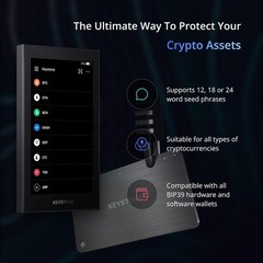 Durable Crypto Seed Storage Tablet — Complete Set with Anti-Tampering Features