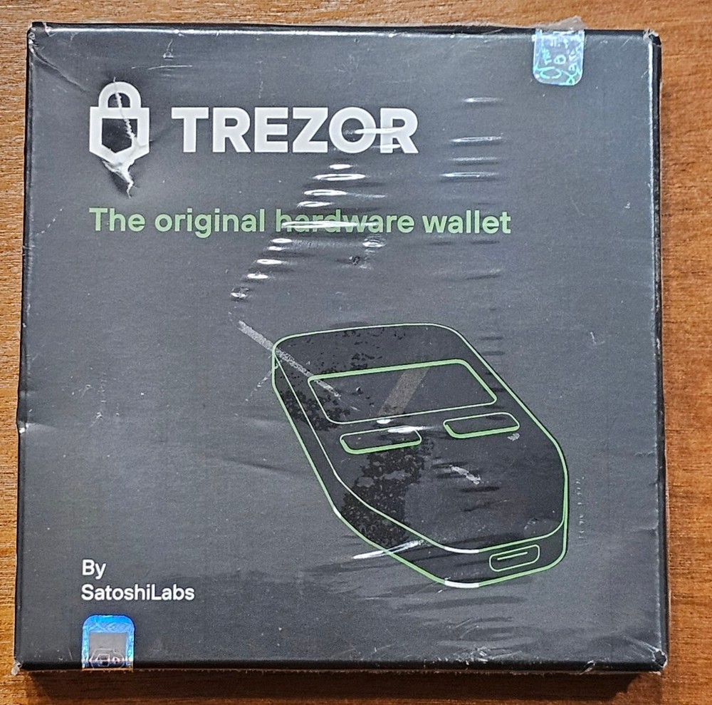 SatoshiLabs Trezor The Original Hardware Wallet Black New Sealed SHIPSFREE