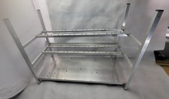 16 GPU Open Air Aluminium Mining Rig Frame. W 790mm x D 365mm x H 805mm