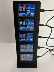 NerdMinerV2 Case A.S.T.R.A. Cooling Tower (5 Stack Tower)