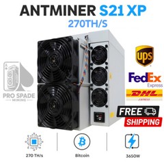 US Antminer S21 XP 270TH/s 3645W BITMAIN Bitcoin Miner BTC BCH BSV Miner SHA256