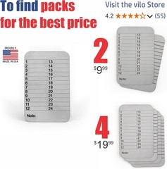 Vilo Cryptocurrency Steel Wallet 24 Seed Phrase Storage Stainless Steel Backup