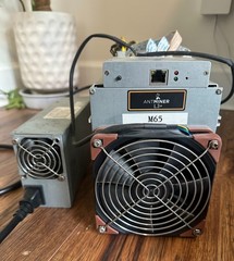 Bitmain Antminer L3+ 504 MH/s Miner w/ PSU, Power Cord, Upgraded Fans, Spare Has