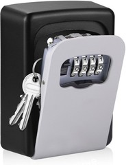 Key Lock Box for Outside — Sturdy and Durable House,5 Gray