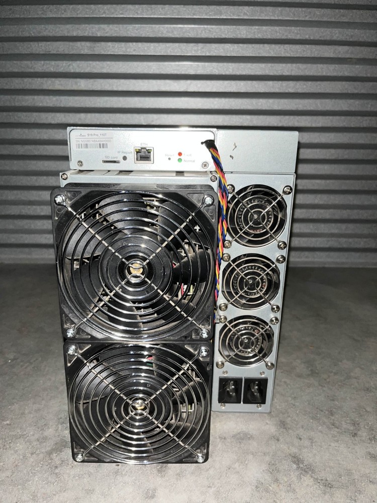 Bitmain Antminer S19 Pro 110TH 3250W Bitcoin Miner — White
