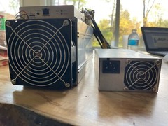Bitmain Antminer S9 with power supply unit