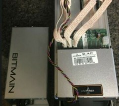 Bitmain Antminer S9 13.5T Bitcoin Miner Power Supply Included.