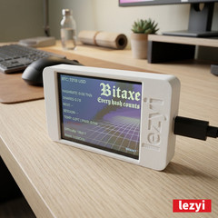 Lezyi Big Monitor for Bitaxe Gamma Miner 2.8″ Screen Statistics/Health Monitor