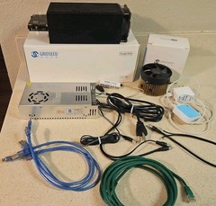 Lot of 2 Gridseed Miners: Orb & Blade LTC 5.2-6MH/S 100W Scrypt LTC miner w PSU