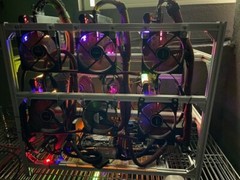 Universal Mining Rig, 6 GPU NVIDIA GeForce RTX 3070
