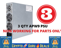 🔥Used APW9 PSU 3600W 14.5V-21V S17 S17 PRO T17 🔥 NON WORKING PARTS ONLY!