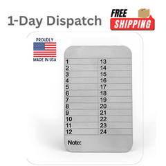 Vilo Cryptocurrency Steel Wallet 24 Seed Phrase Storage Stainless Steel Backup