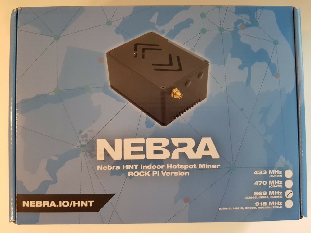 Indoor Hotspot Miner w/ ROCK Pi — 868MHz Nebra (2022 Update) — NEW