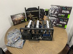 GPU Mining Rig Complete, 6 GPU’s 1060’s 6 GB, 4 extra slots for upgrades, extras