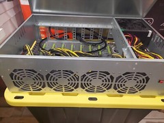 Custom Octominer GPU Crypto Mining Rig + Nvidia 1080 GPU