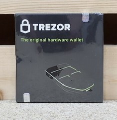 Trezor Original Hardware Crypto Wallet White Sealed