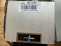 Bitmain Antminer S9 with power supply unit