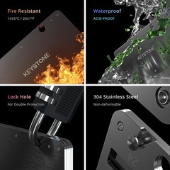 Durable Crypto Seed Storage Tablet — Complete Set with Anti-Tampering Features
