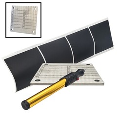 Titanium Crypto Seed Phrase Recovery Cold Storage Metal Plate + Engraving Pen