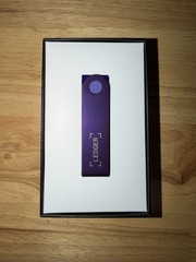 Ledger Nano X Crypto Hardware Wallet — Amethyst Purple with Pod